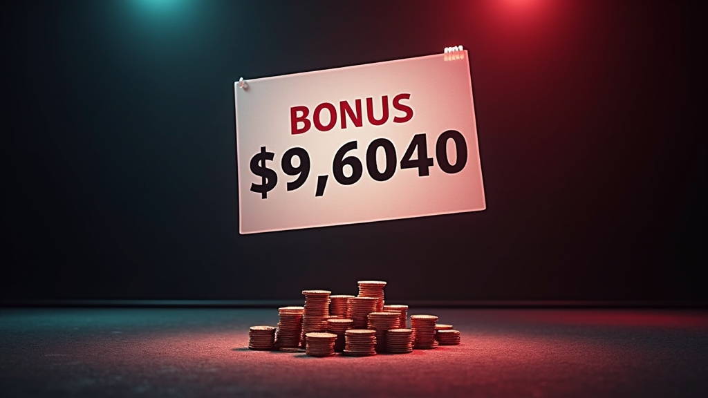 Bonusvoorwaarden en inzetvereisten weergegeven in een donkere casino-omgeving